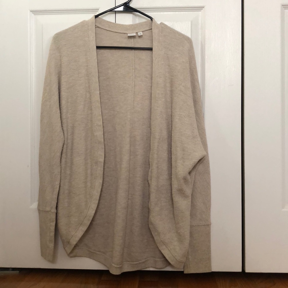 Tan cardigan